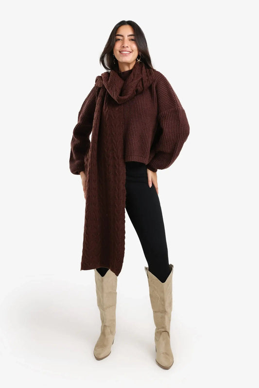 Braided Pattern Scarf