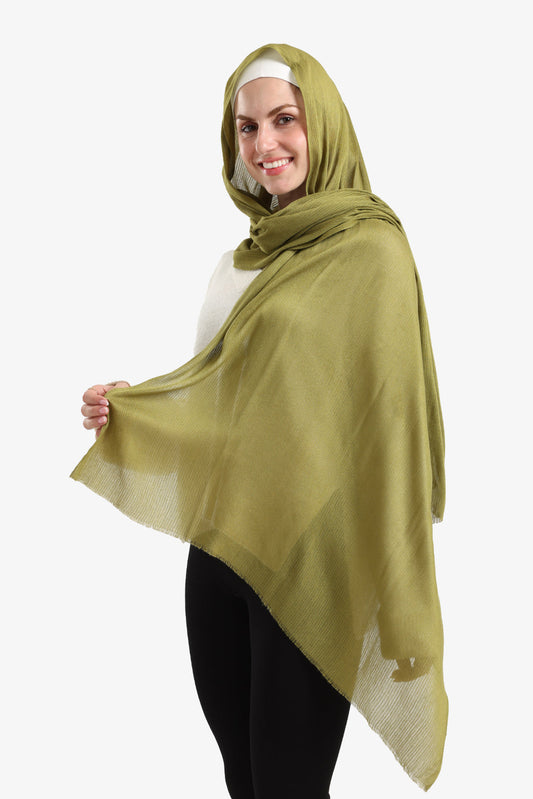 Ribbed Rectangular Scarf