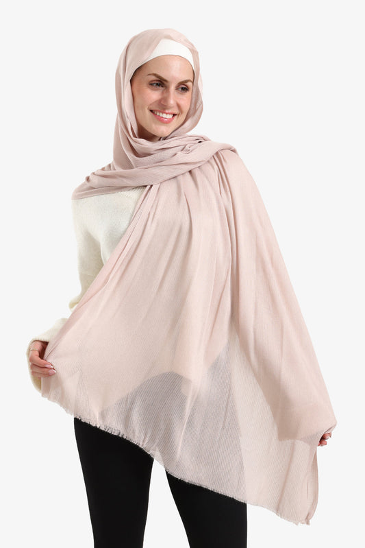 Ribbed Rectangular Scarf