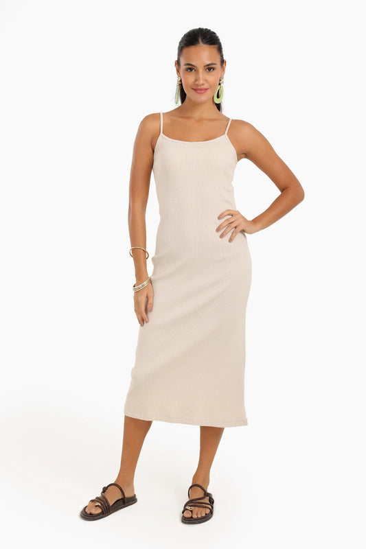 فستان ميدي مضلع