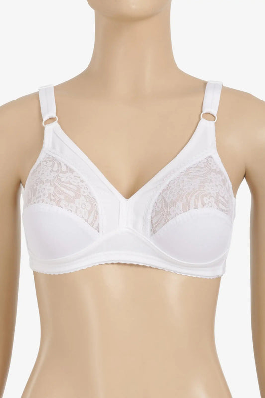 Lace Detail Full Coverage Bra