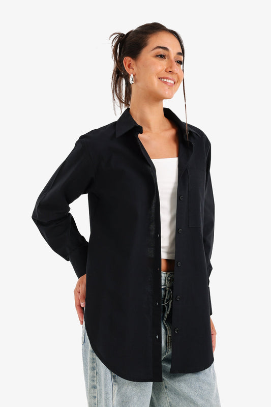 Asymmetrical Hem Shirt