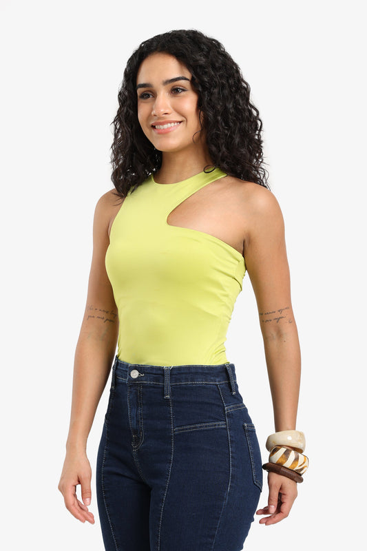 Asymmetrical Neck Top