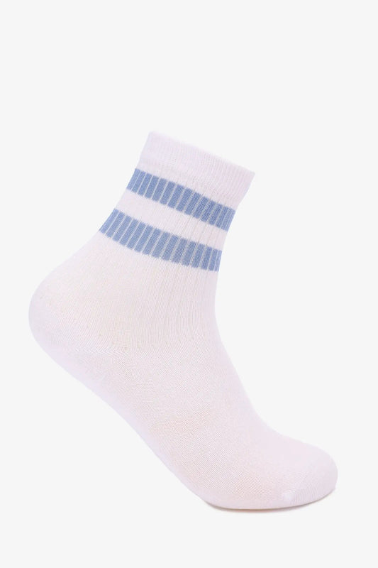 Contrast Stripes Socks - 3 Pairs