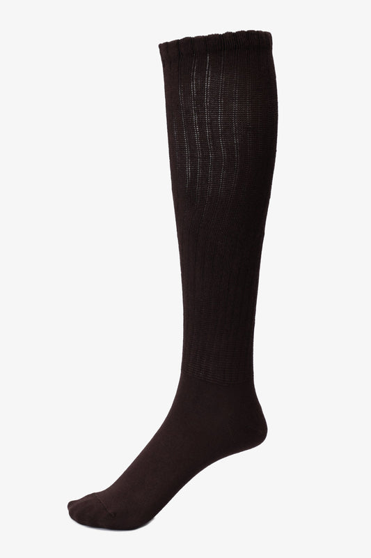 Ribbed Knee-High Socks