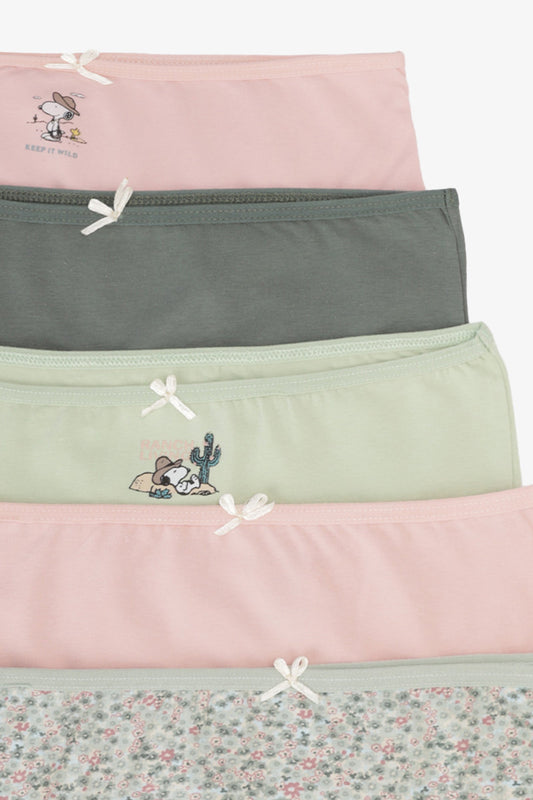 مجموعة من 5 سراويل داخلية للبنات