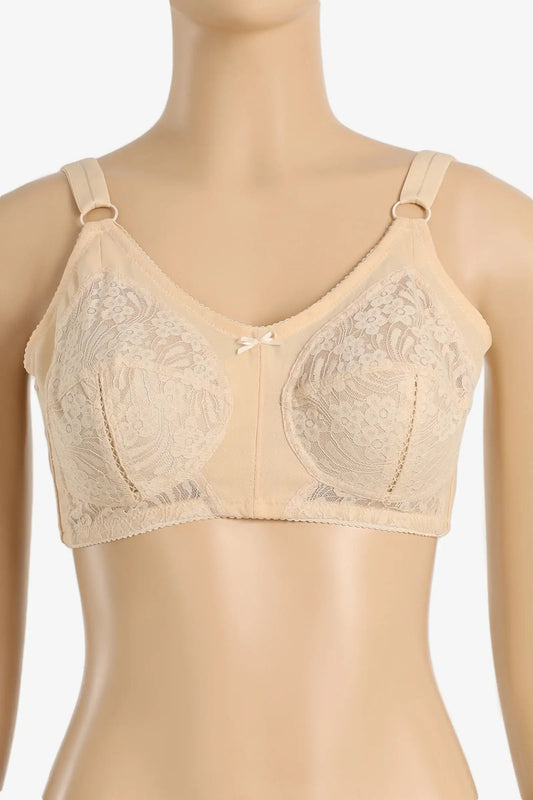 Minimizer Bra with Lace