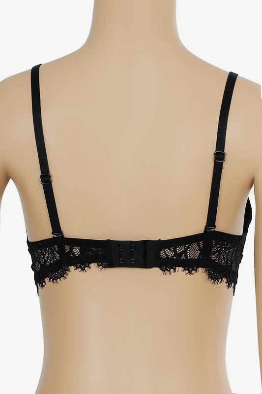 Contrast Lace Wired Bra