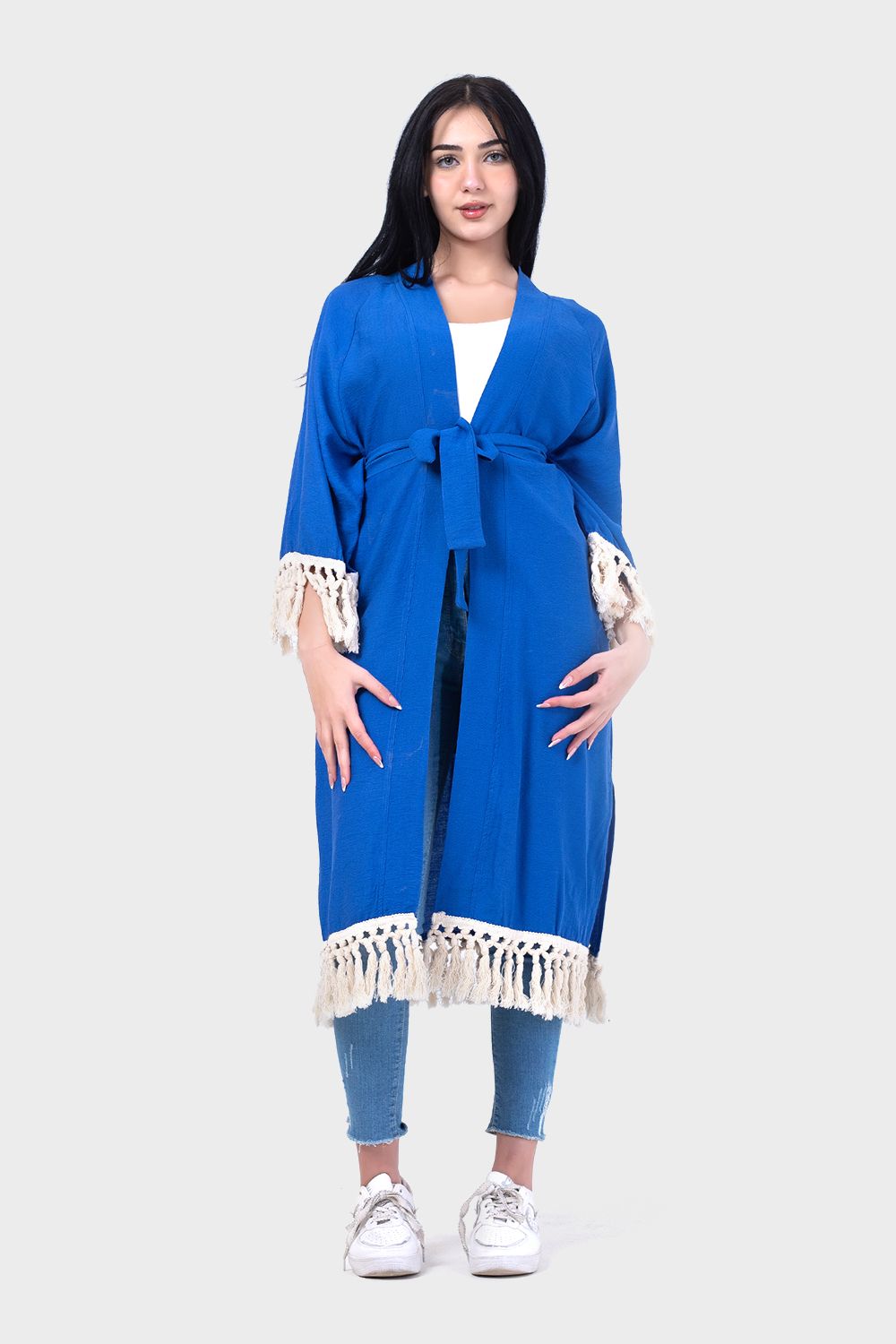 Casual Back Embroidered Kimono
