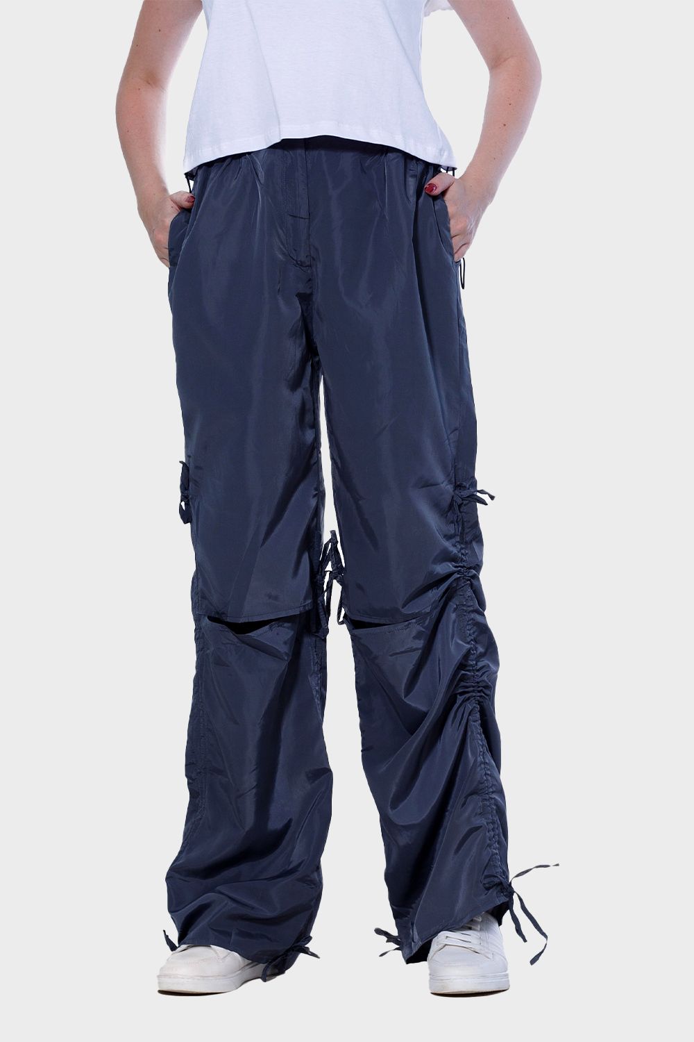 Knee Slit Parachoute Pants