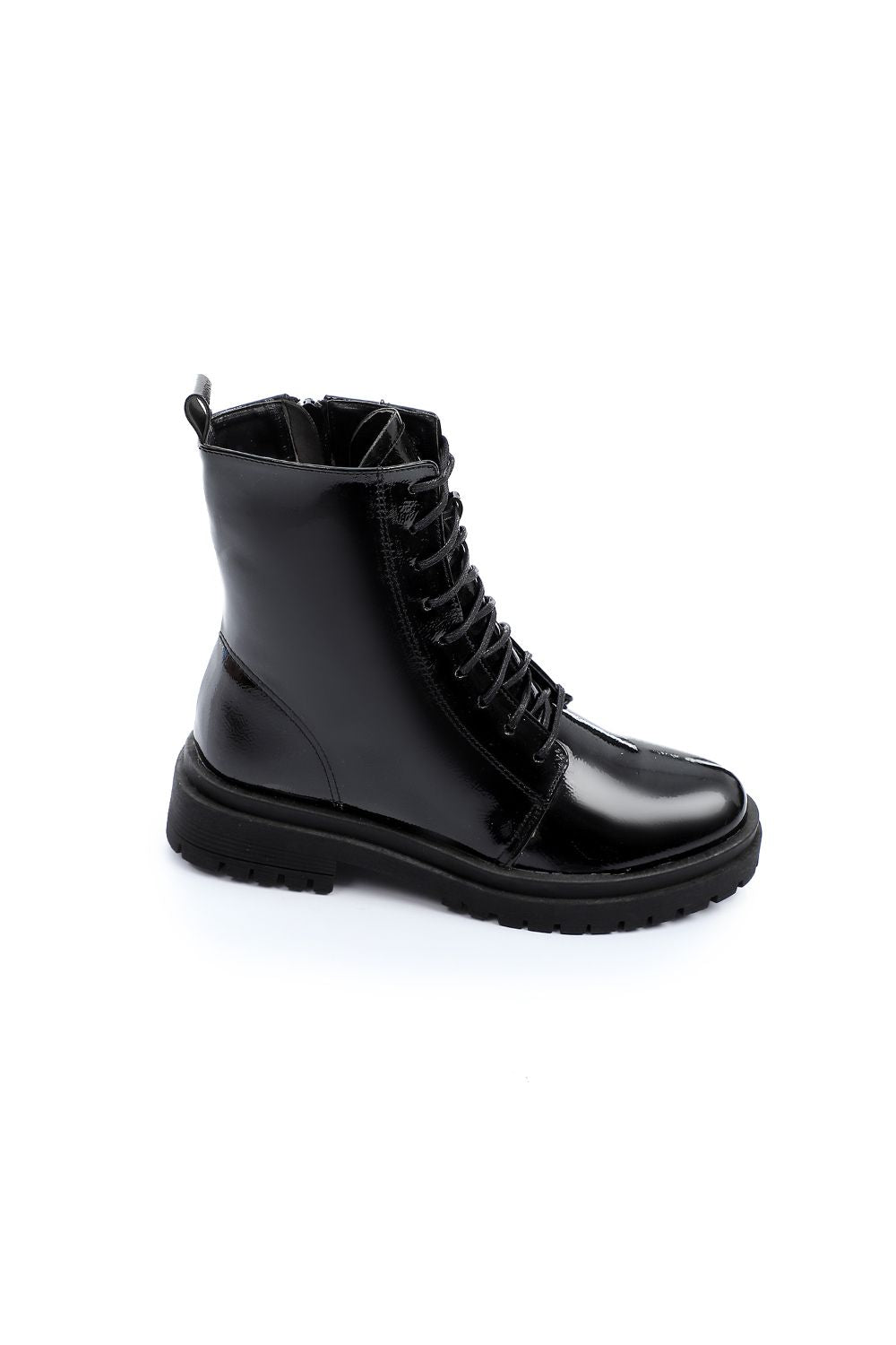 Chunky Heel Verneh Half Boot