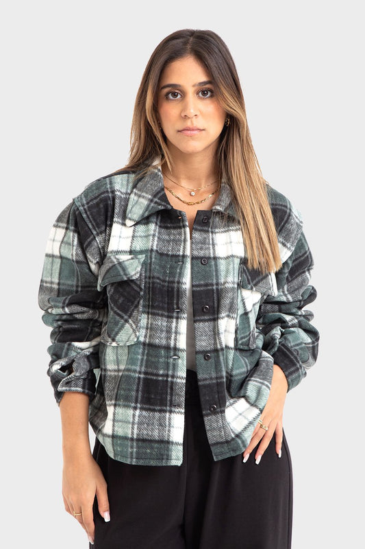 قميص كاروهات متعدد الألوان