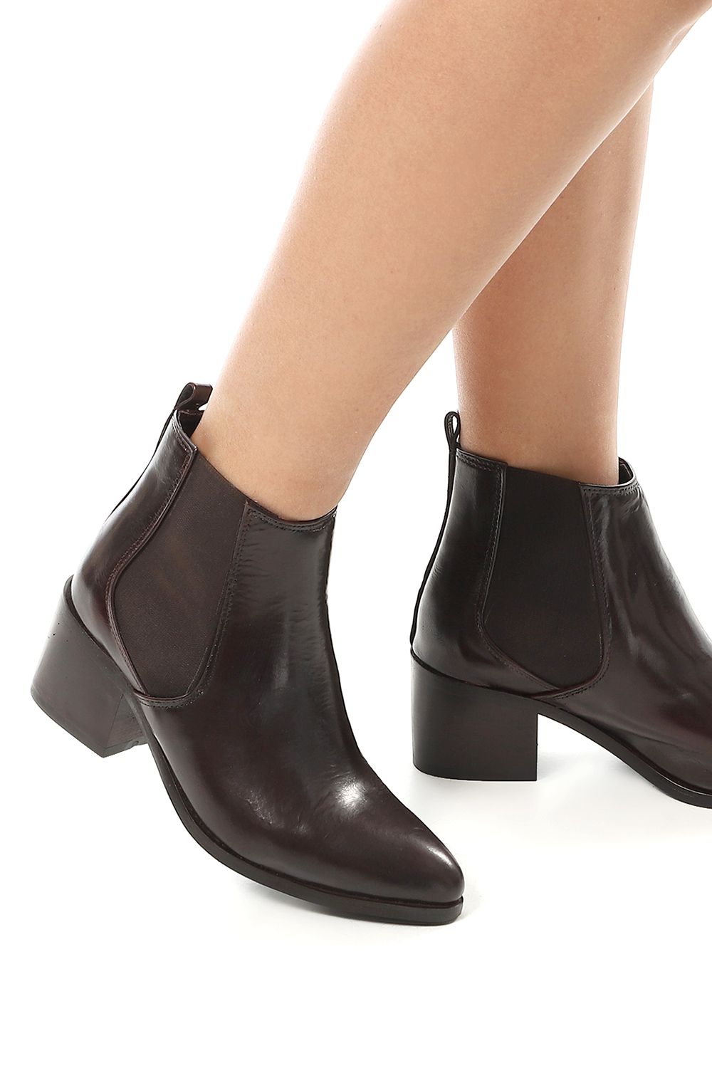 Separated Heel Half Boot
