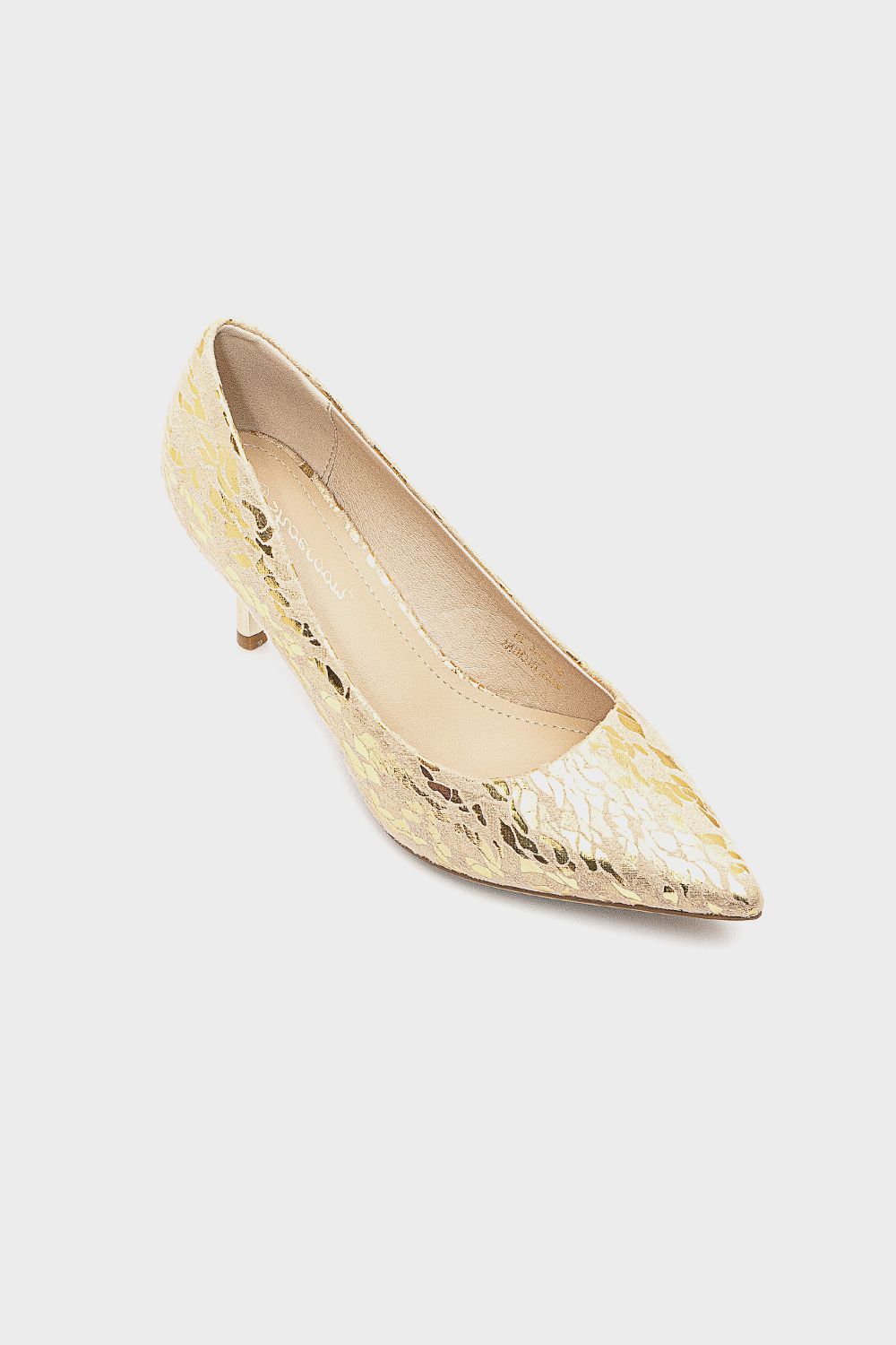 Soiree Pointed Toe Cap High Heels