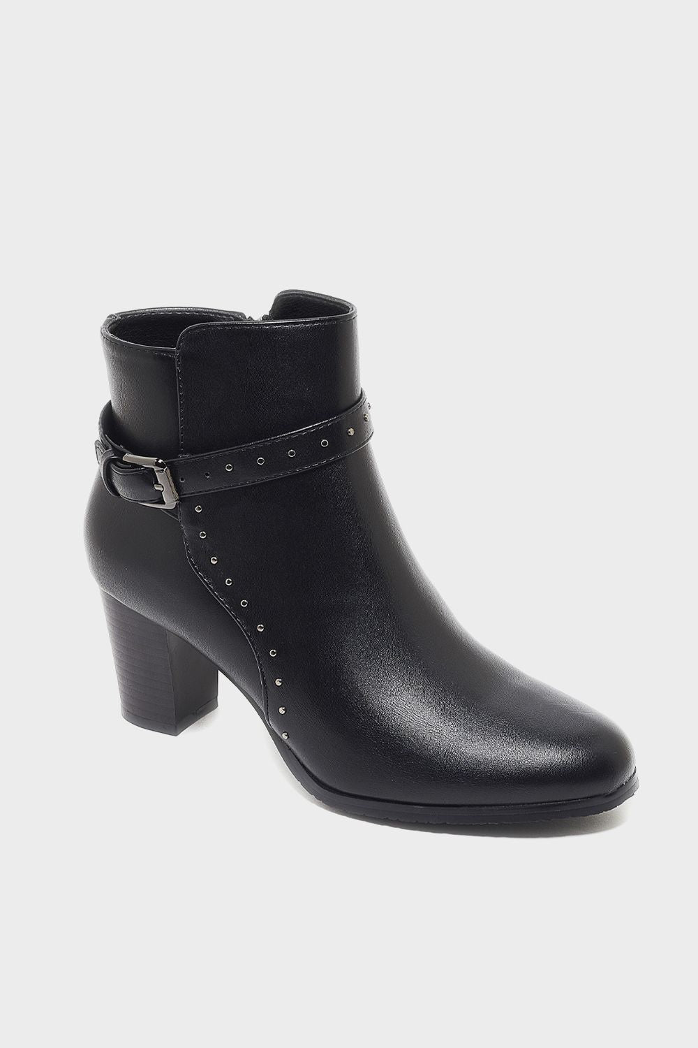 Fashionable Heeled Half Boots