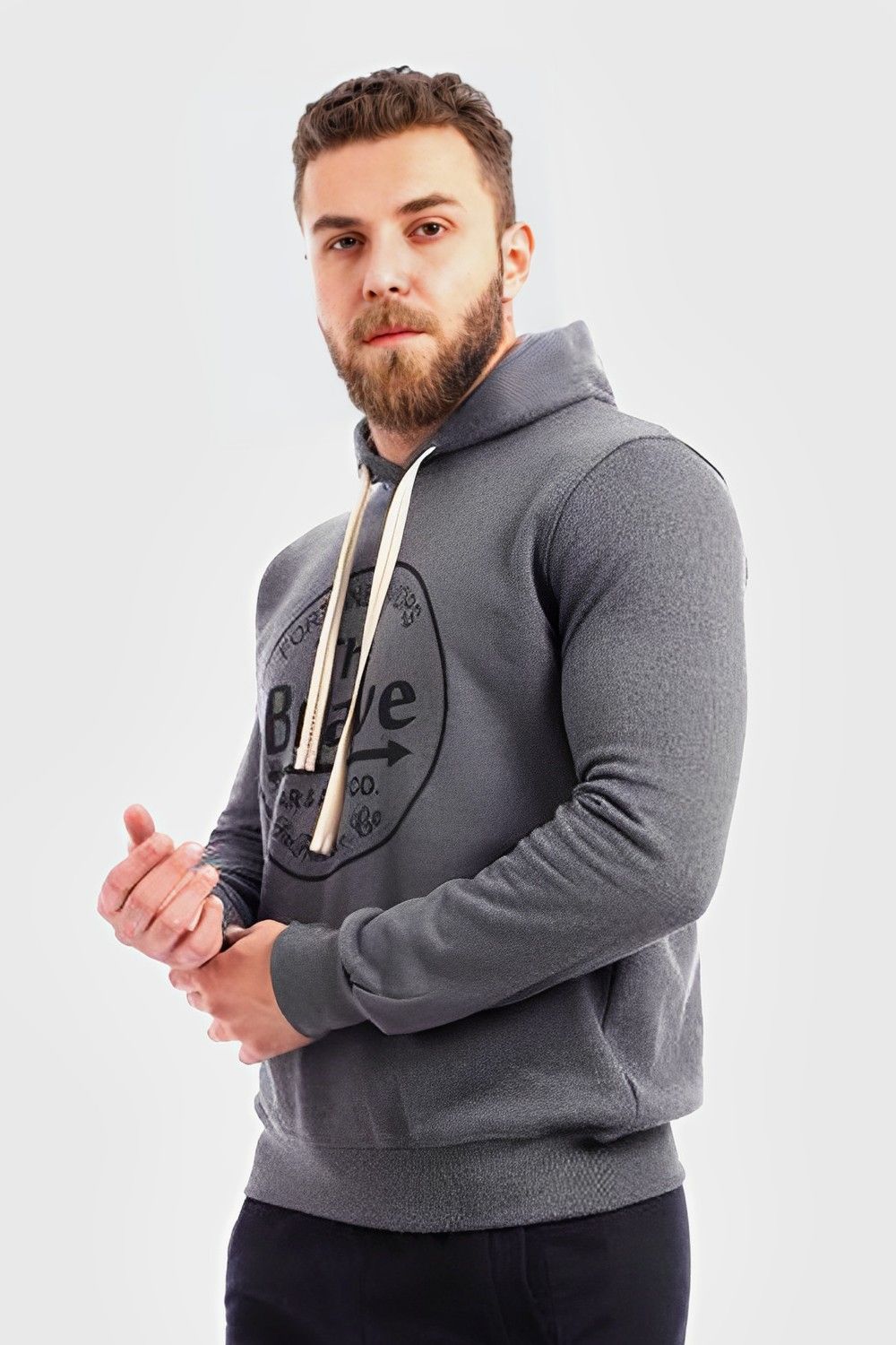 The Brave Printed Hoodie