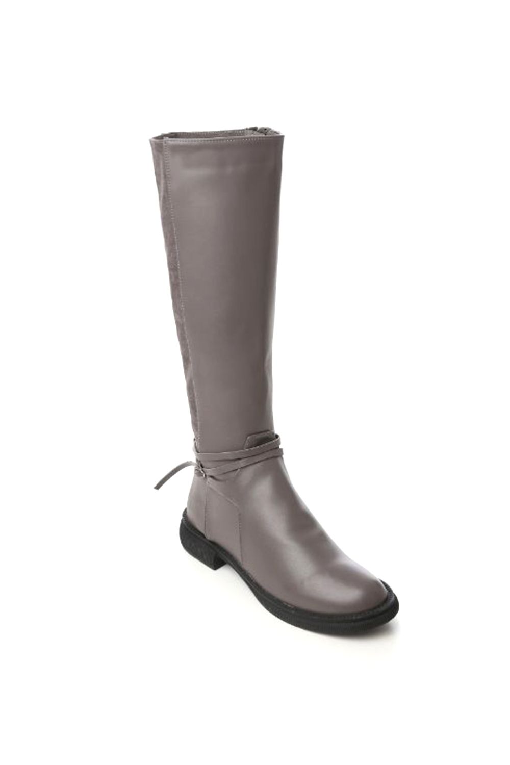 Leather Knee High Boot