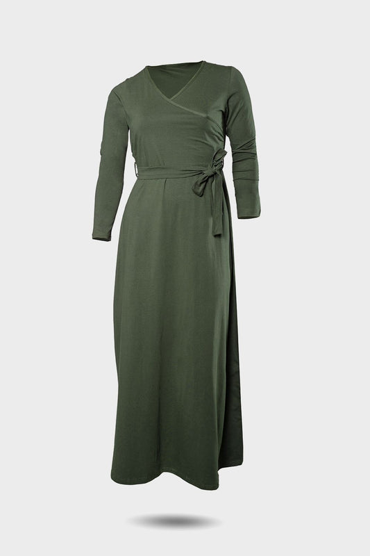 Maternity and Nursing Long Sleeves Dress