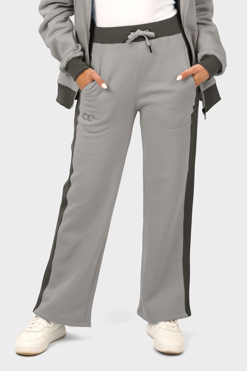Bi-Tone Straight Leg Sweatpant