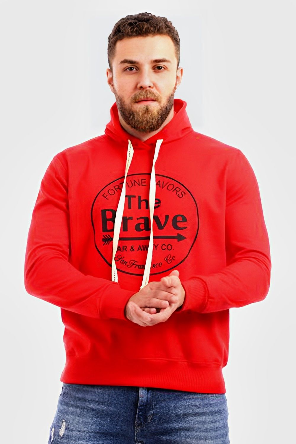 The Brave Printed Hoodie