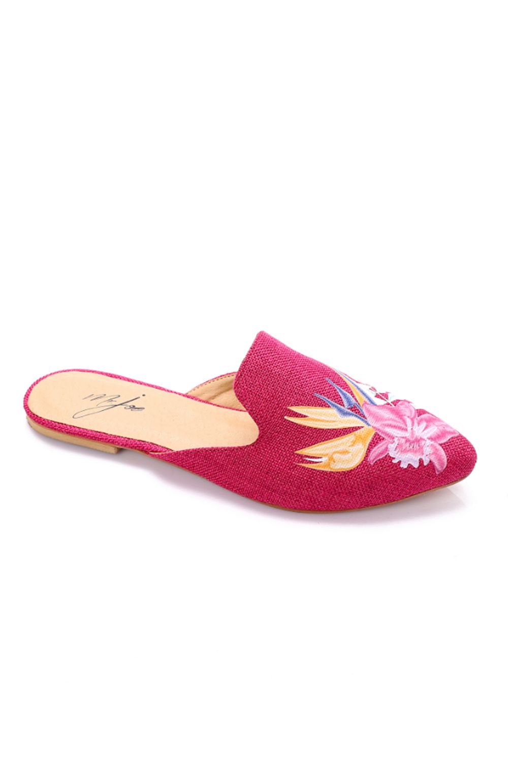 Japanese Flowers Printed Mules