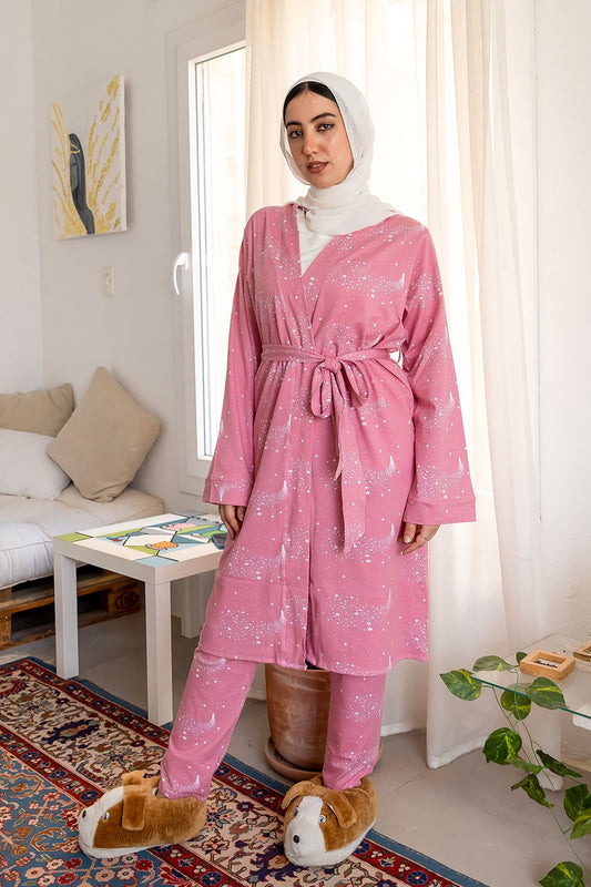 طقم بيجامة ستارلايت للأمومة والرضاعة الطبيعية