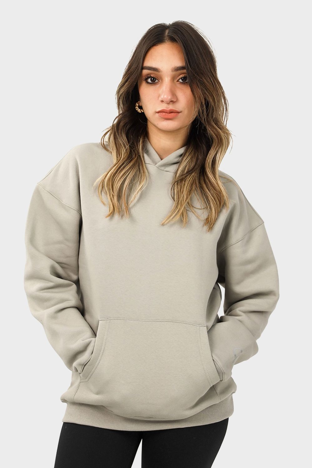 Plain Oversized Hoodie - هودي سادة كبير الحجم