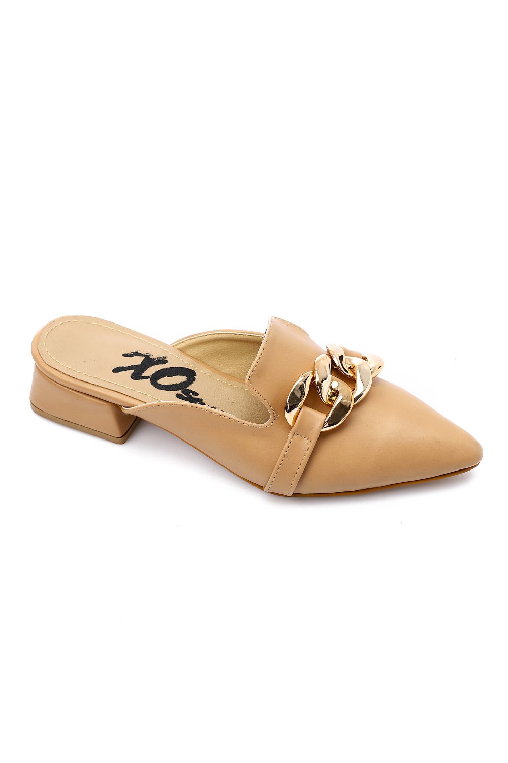 Camel Chain Detail Mules