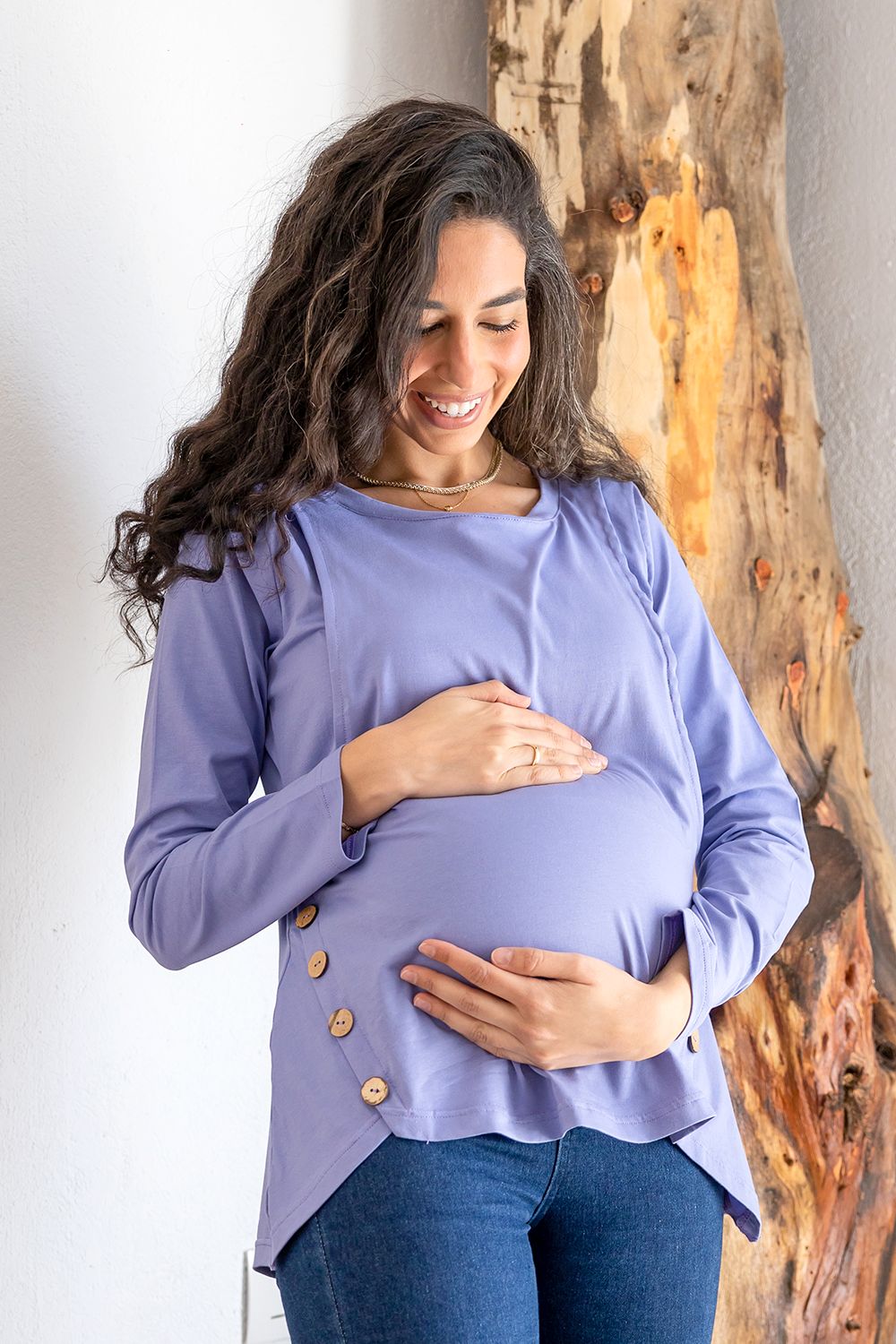 Side Opening Maternity and Nursing Top