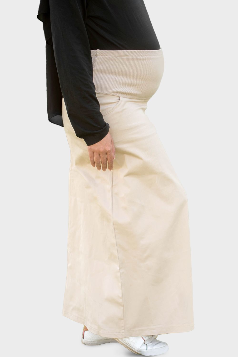 High Waist Maternity Skirt