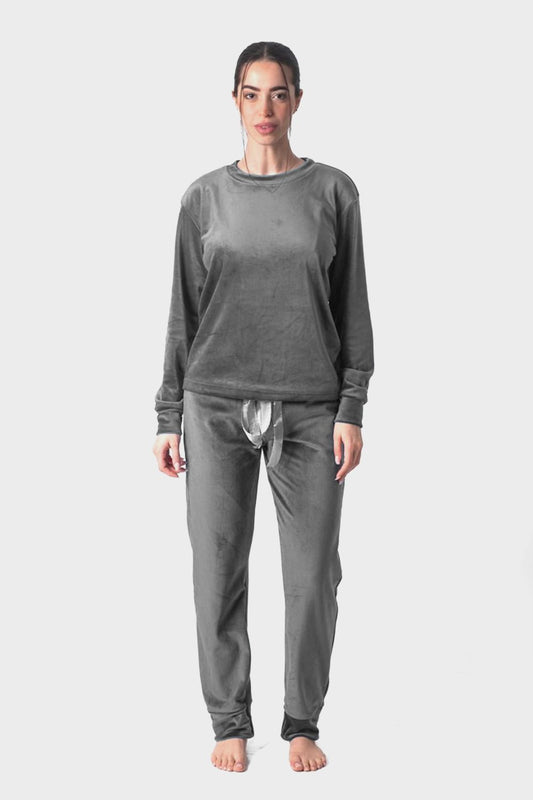 طقم بيجامة سادة مريح