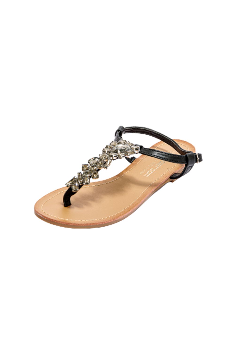 Flat Jewelled Sandals