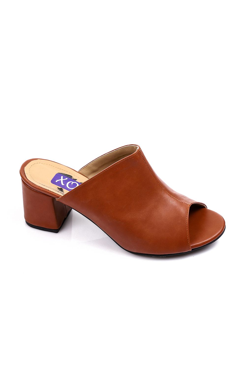 Havana Chunky Heeled Slipper