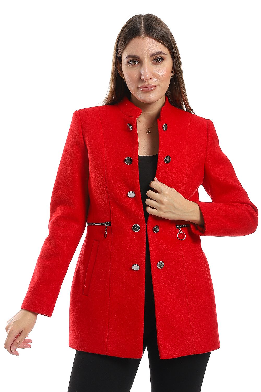 Stylish Decorative Buttons Blazer