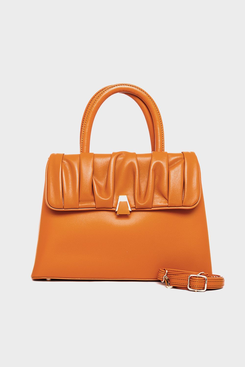 Plain Leather Hand Bag