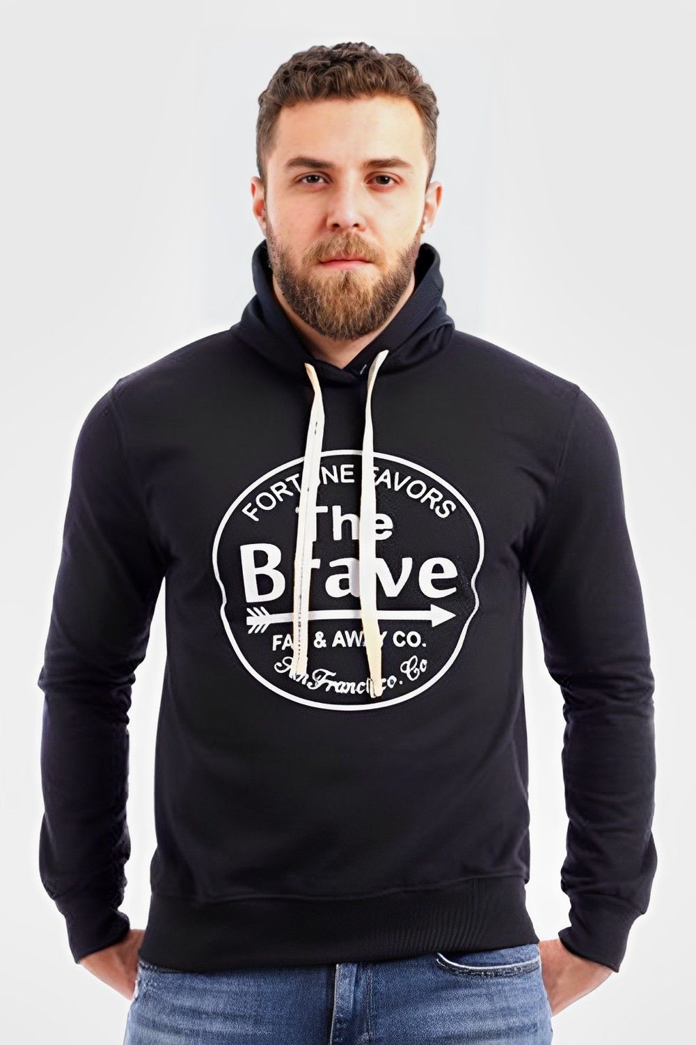 The Brave Printed Hoodie