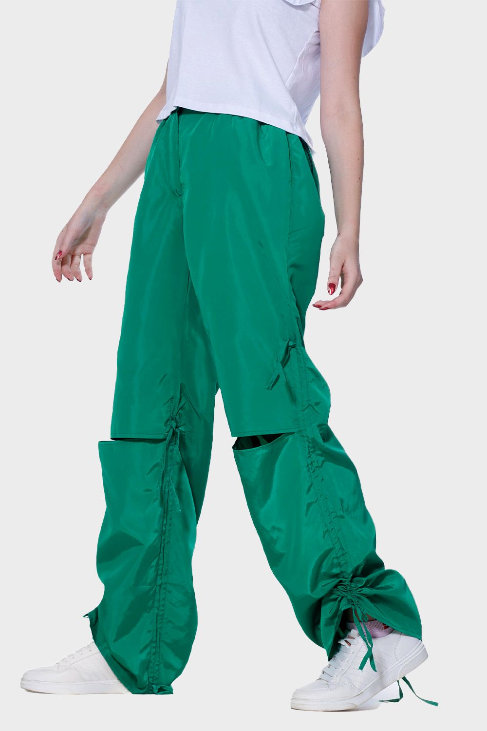 Knee Slit Parachoute Pants