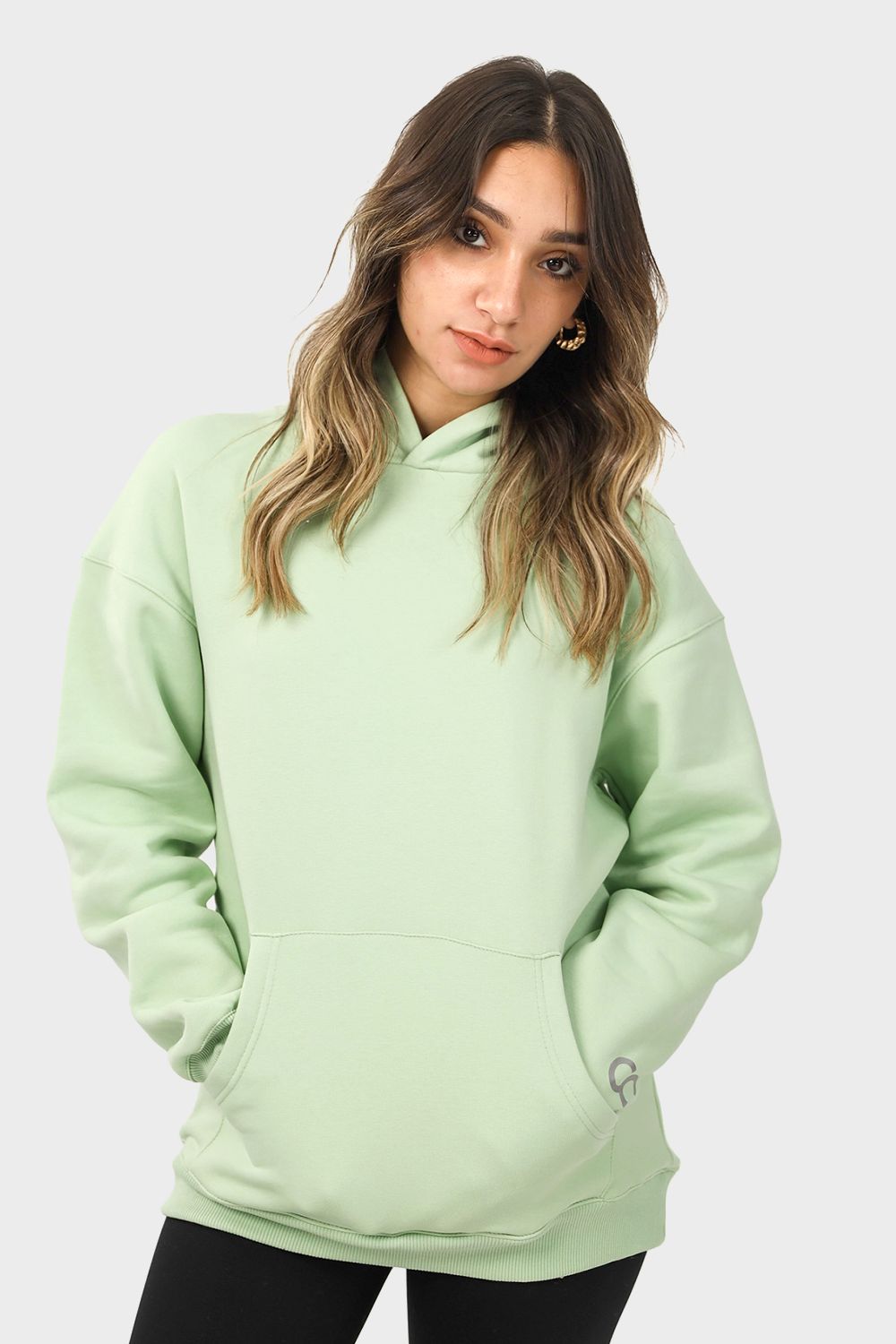 Plain Oversized Hoodie - هودي سادة كبير الحجم