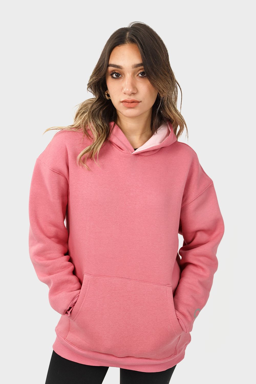 Plain Oversized Hoodie - هودي سادة كبير الحجم