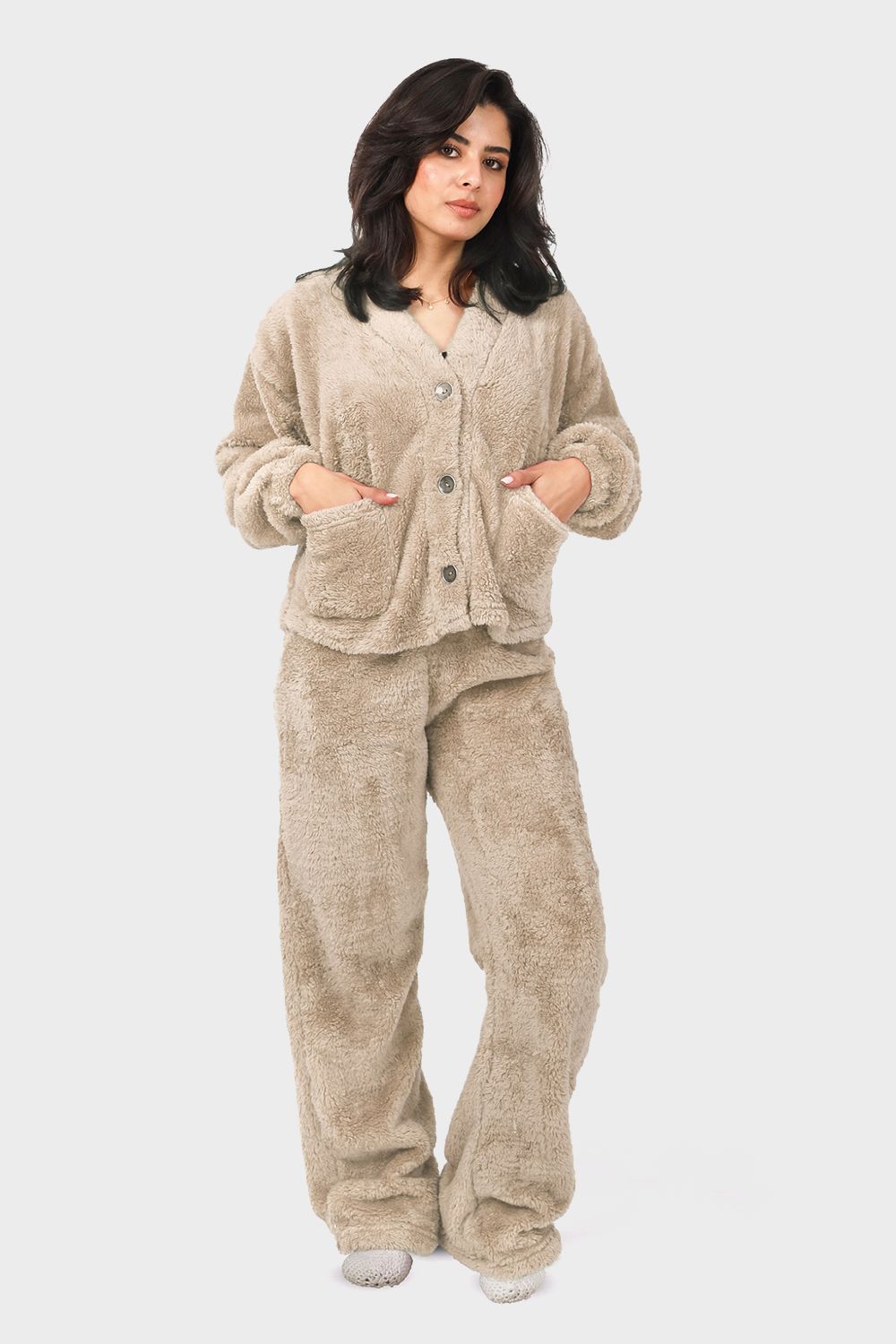 Luxe Fur Pajama Set