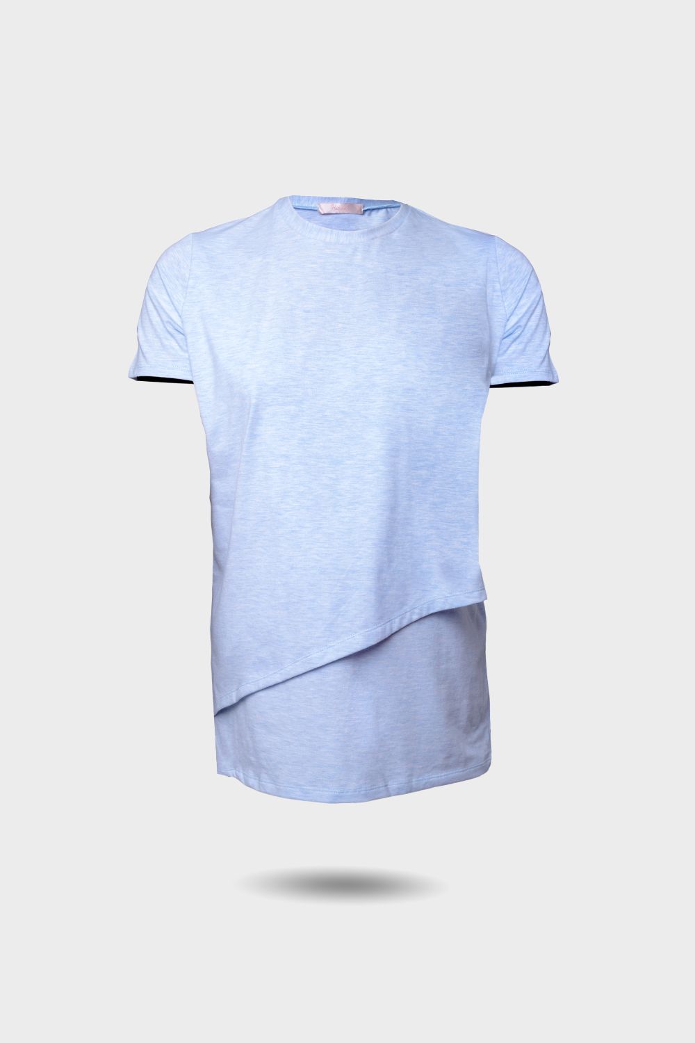 Short Sleeve Side Diagonal T-Shirt