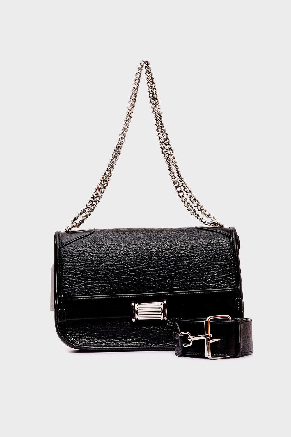 Simple Cross Bag with Metal Chain