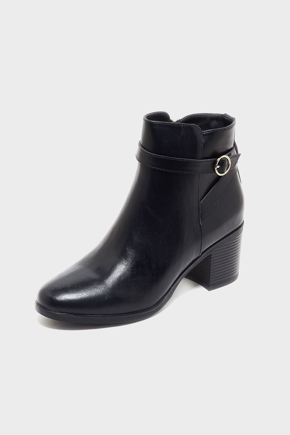 Classic Heeled Half Boots