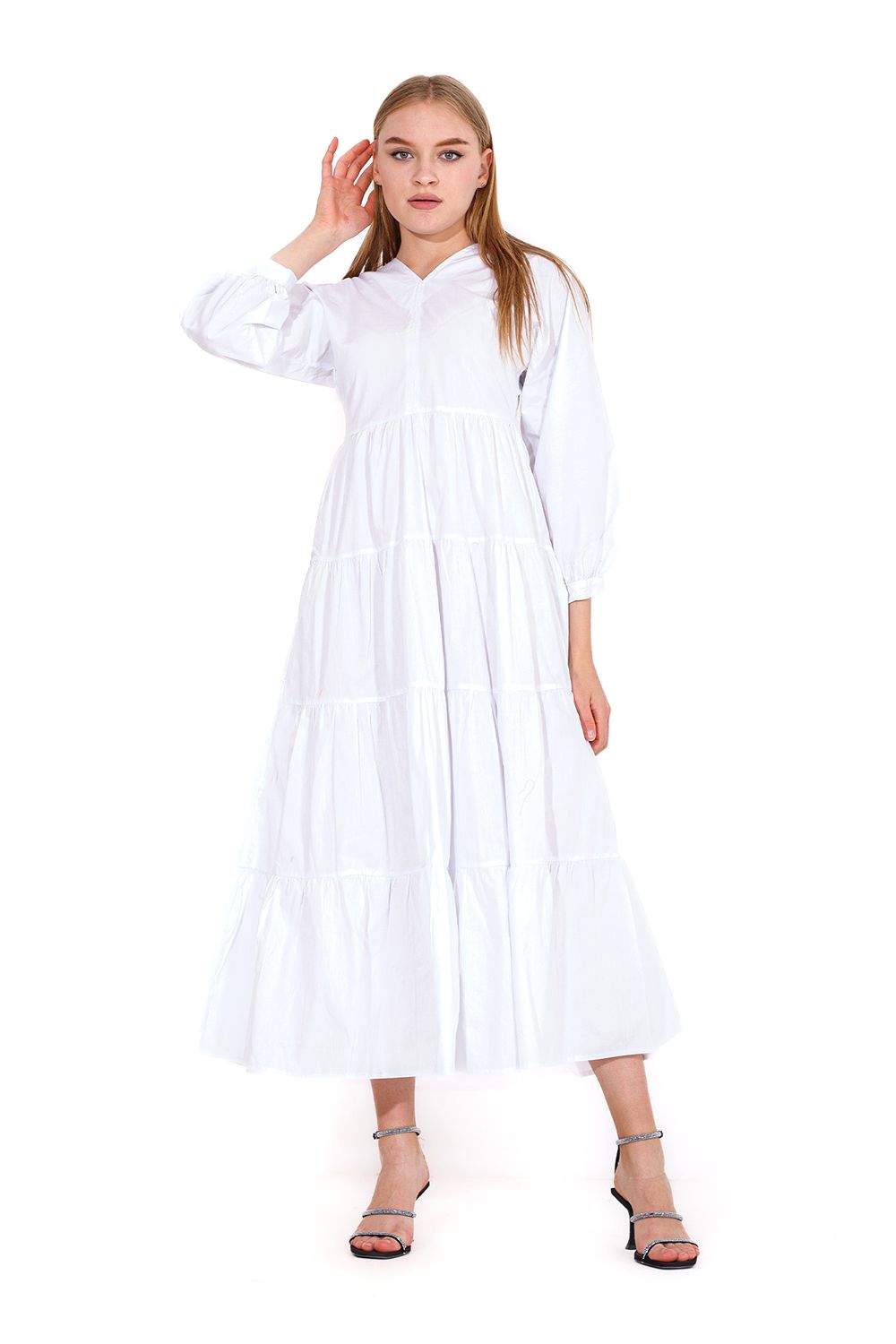 Long Dress with Ruffles