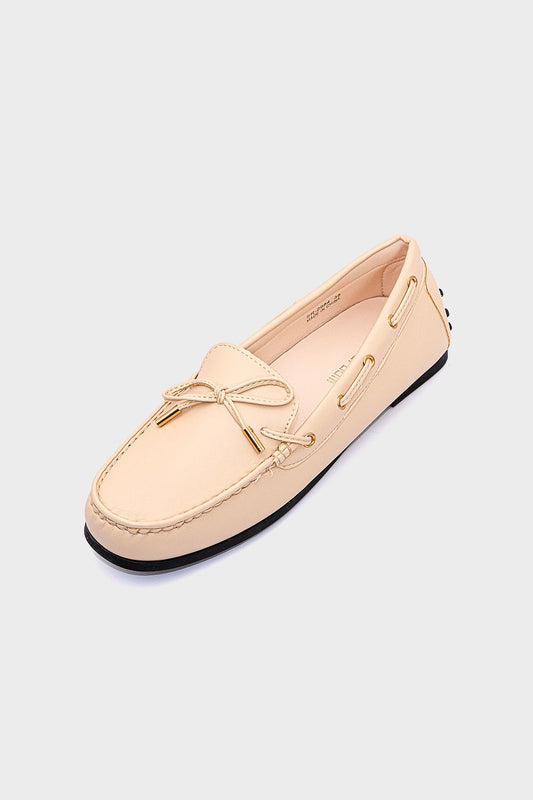 حذاء موكاسين بفيونكة علوية