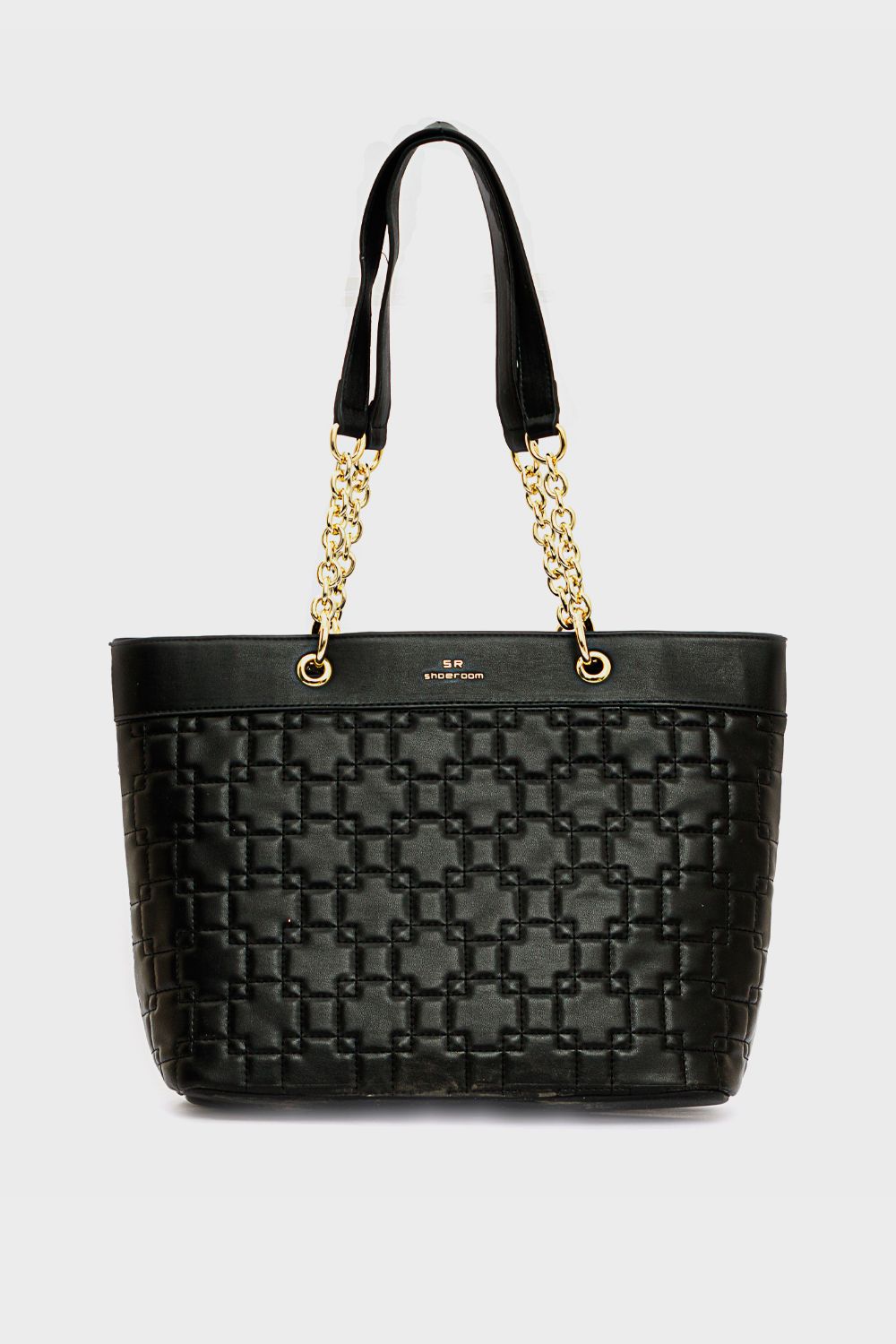 Stitched Leather Handbag