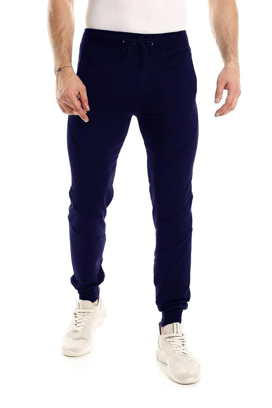 Navy Plain Sweatpants