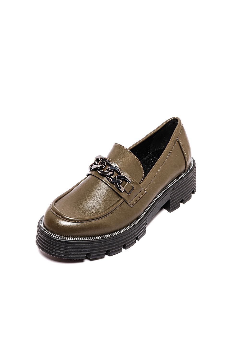 Metal Chain Flat Shoes