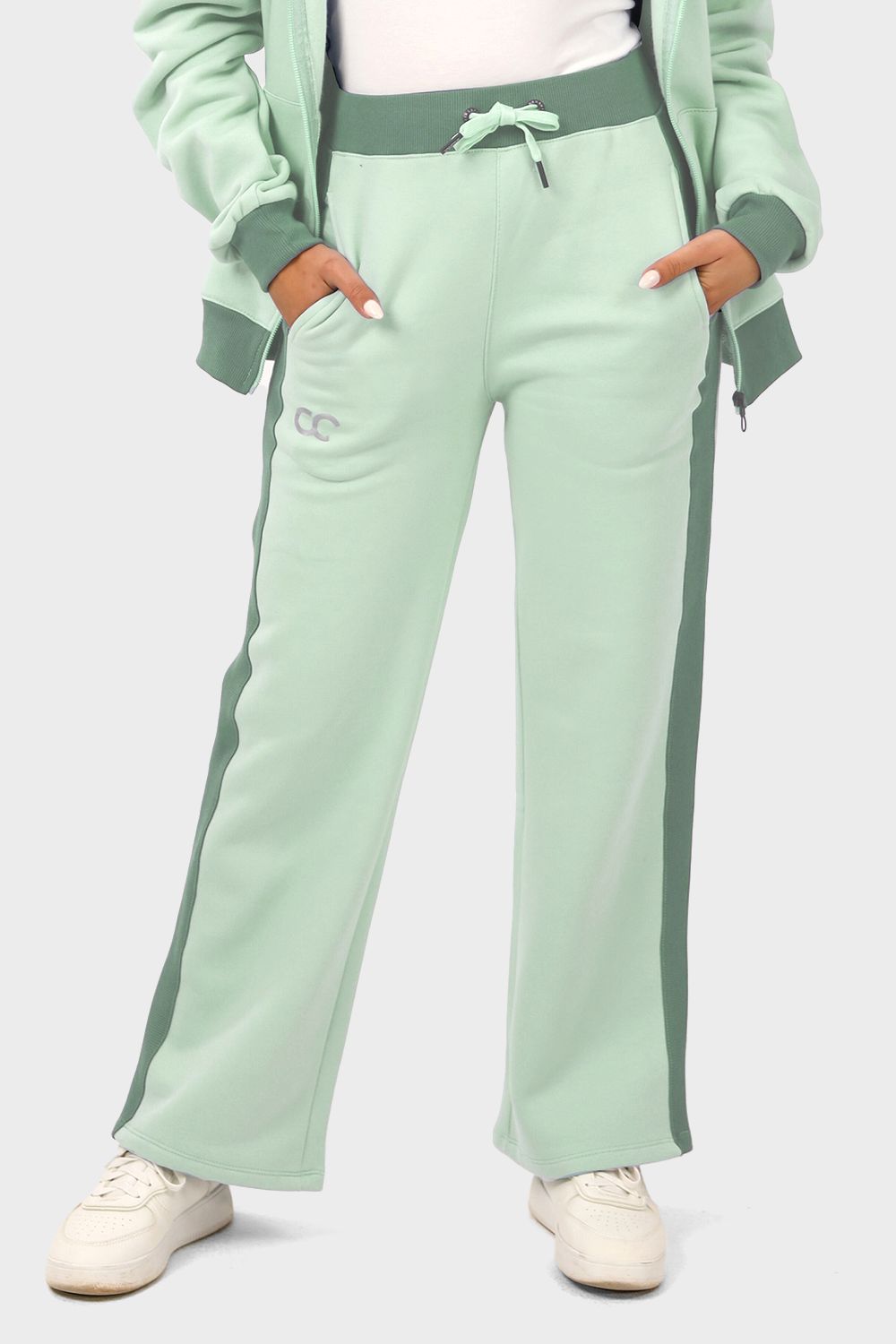 Bi-Tone Straight Leg Sweatpant