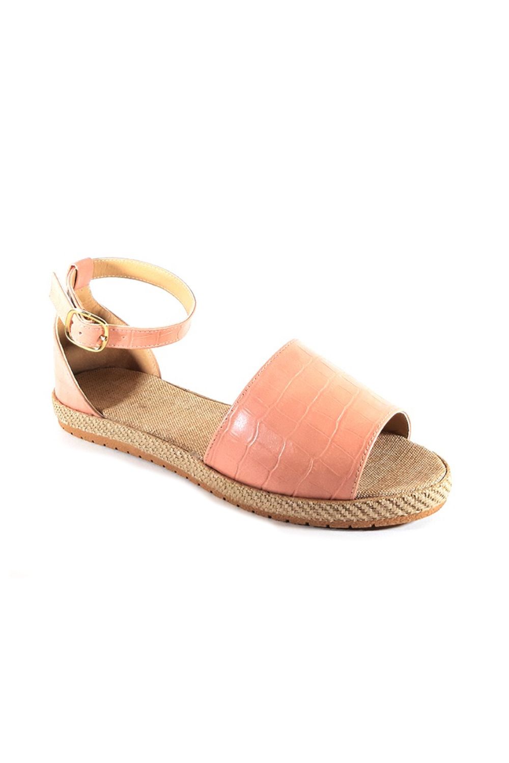 حذاء مسطح من قماش مزركش